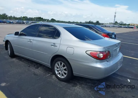 2004 Lexus Es z USA, uszkodzony, nr VIN JTHBA30G545011359
